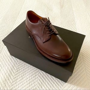 Brand new mens J Crew Ludlow Derby shoes - brown, size 10